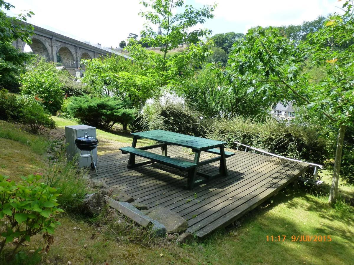 Le Logis De La Cour De Bretagne Au Port De Dinan Lanvallay Exteriör bild