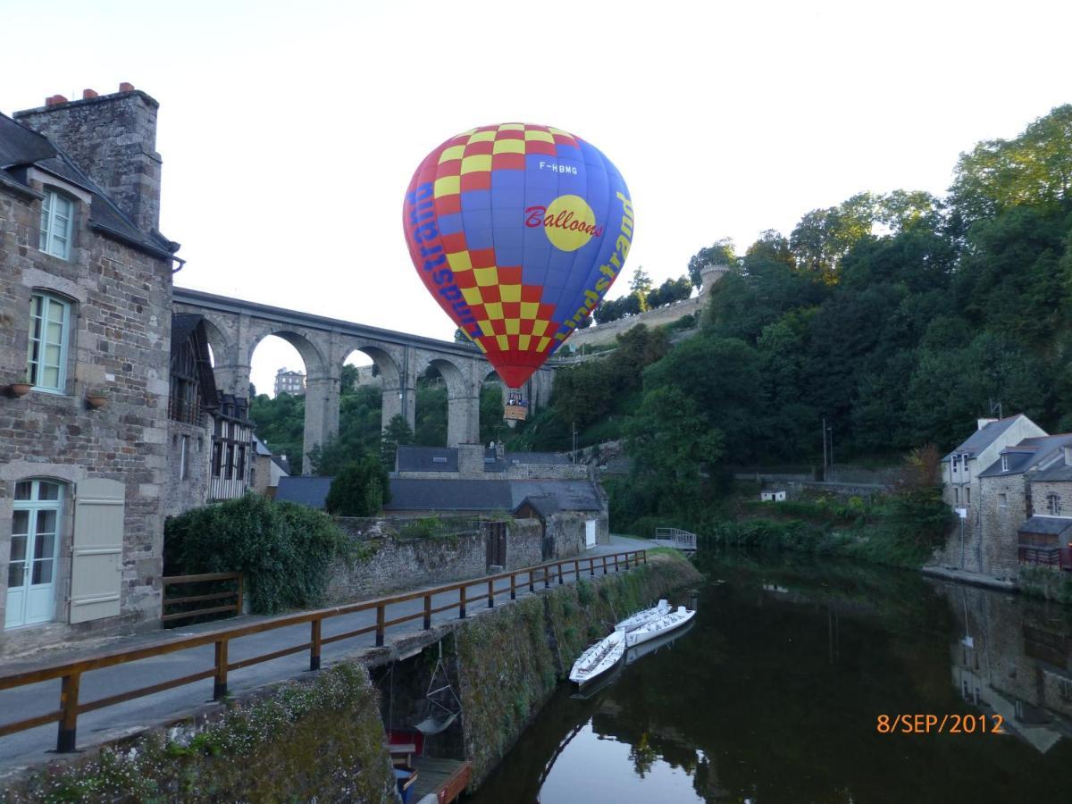 Le Logis De La Cour De Bretagne Au Port De Dinan Lanvallay Exteriör bild