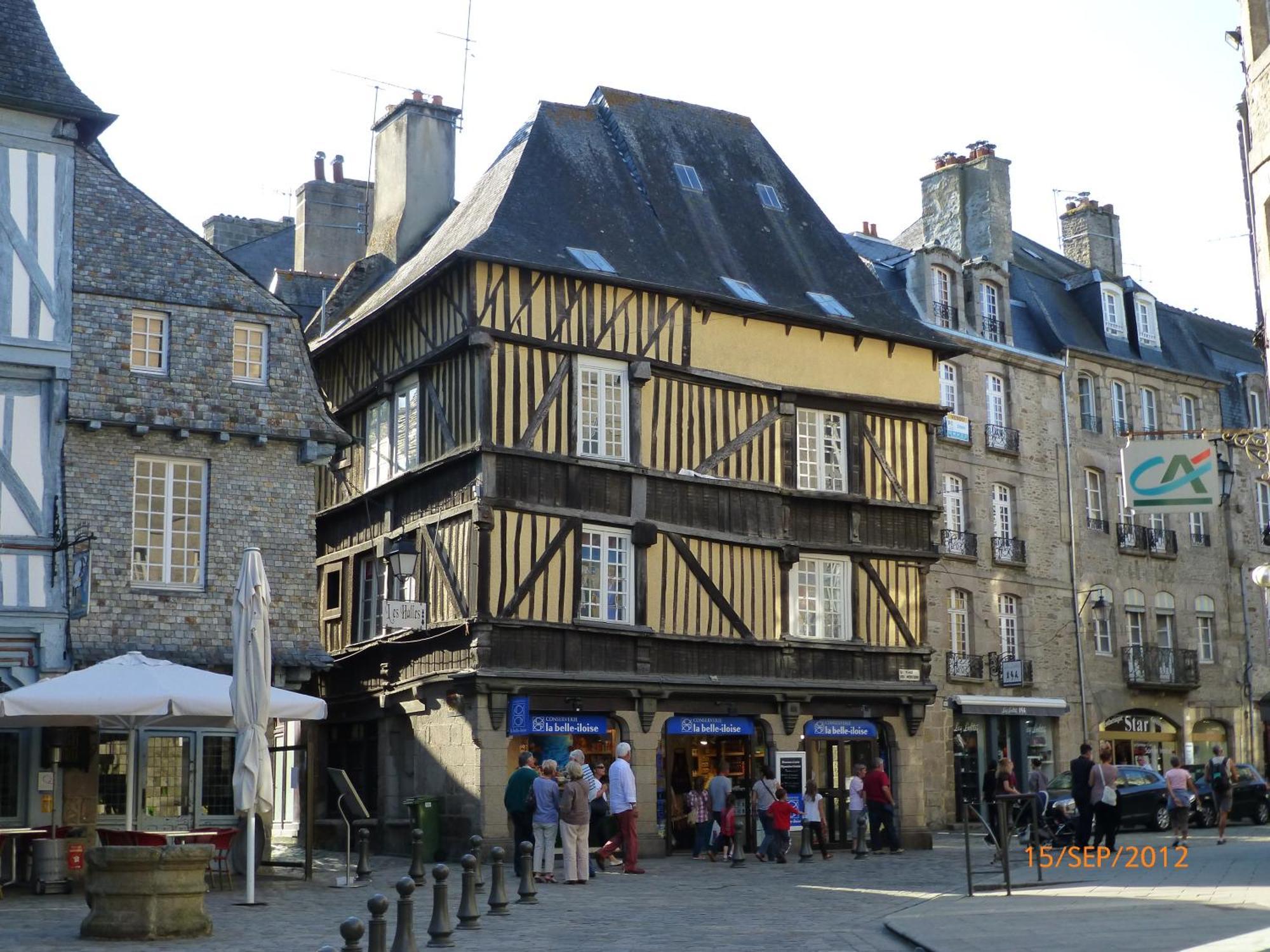 Le Logis De La Cour De Bretagne Au Port De Dinan Lanvallay Exteriör bild